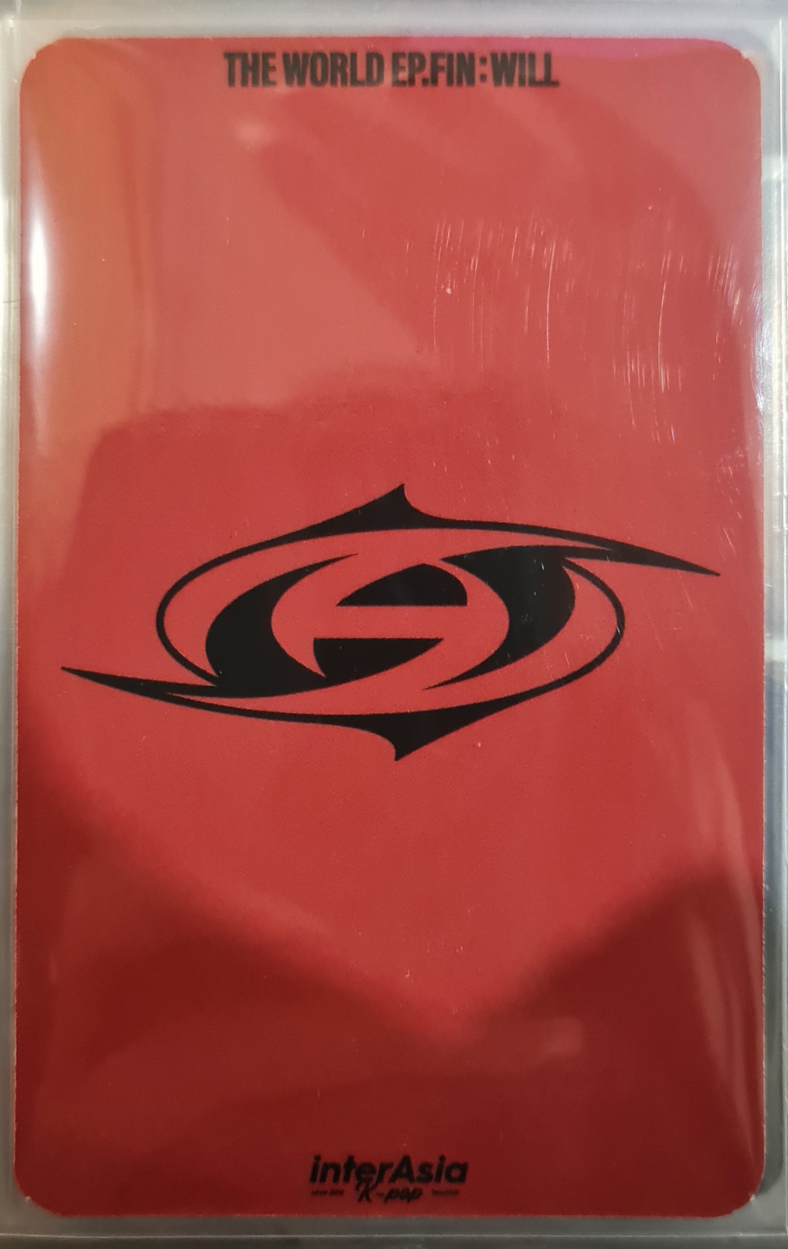 Yunho ATEEZ photocard back side - Offline