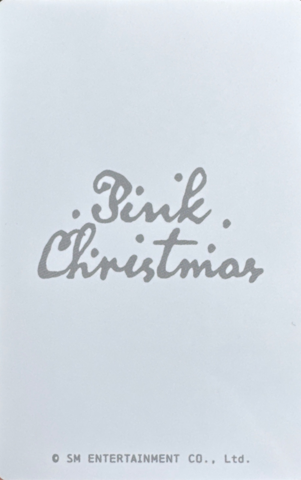 Johnny NCT 127 photocard back side - Random Pack