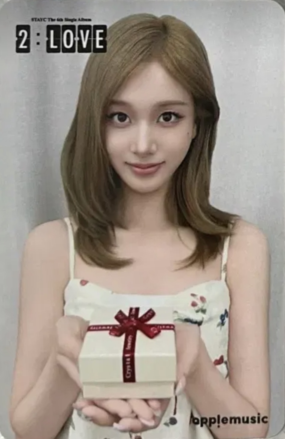J STAYC photocard back side - Offline