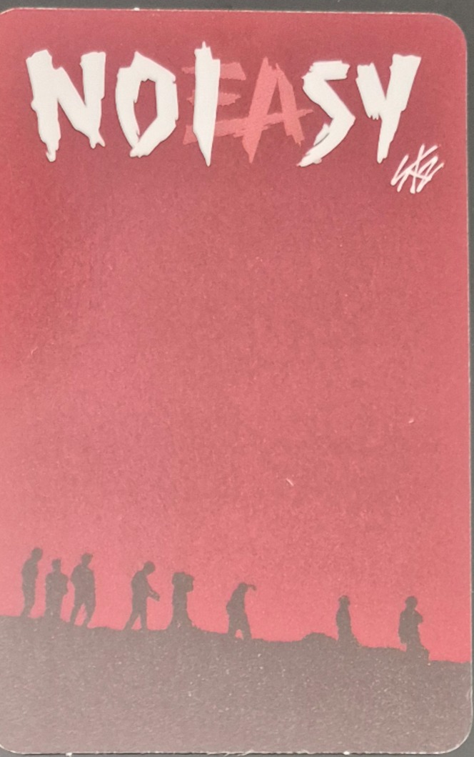 Seungmin Stray Kids photocard back side - Random Photocard