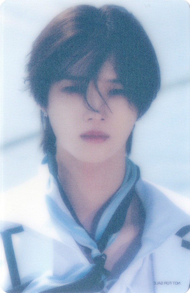 K &TEAM photocard back side - Clear Card Benefit
