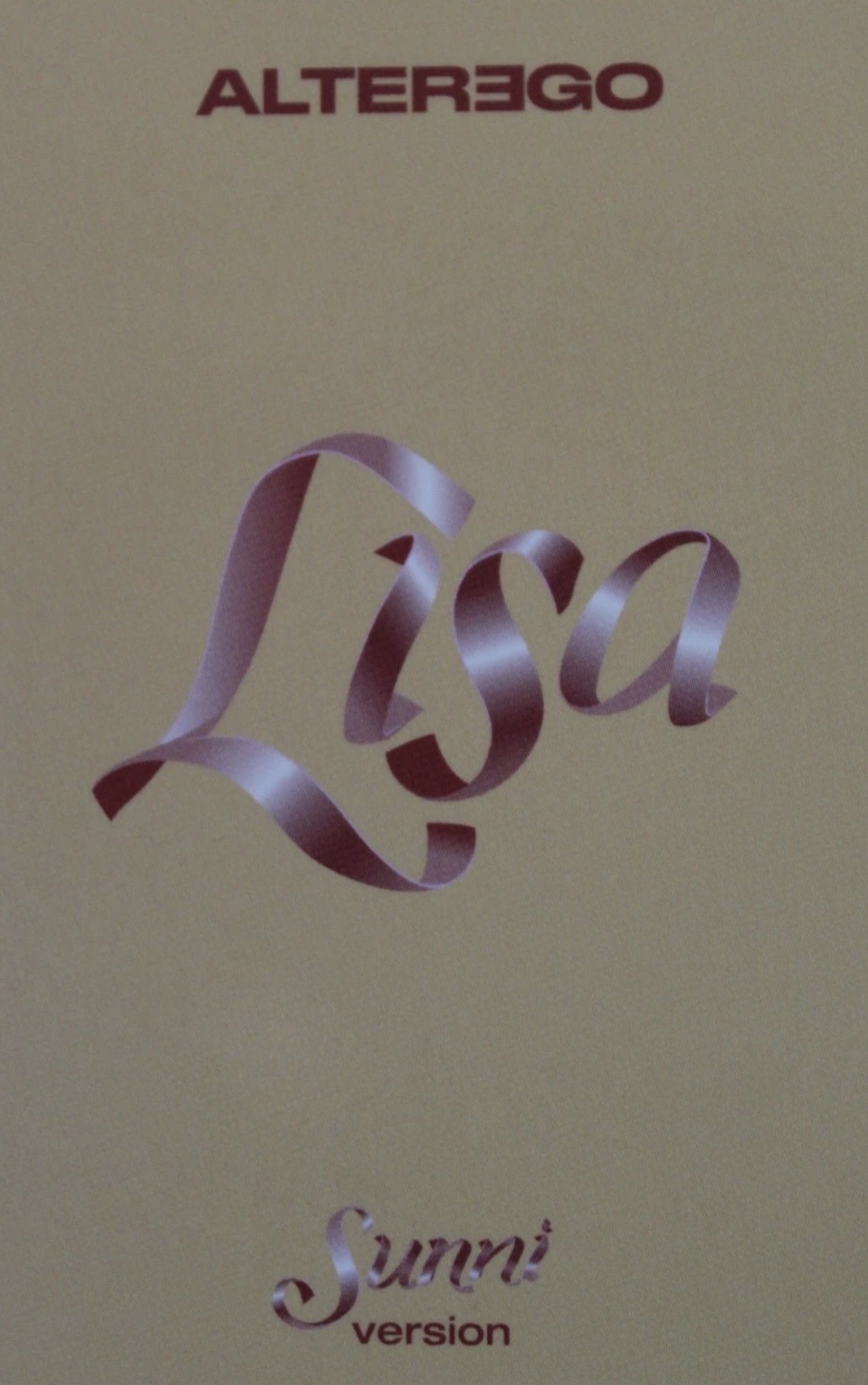 Lisa Lisa photocard back side - Photocard