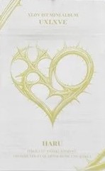 Haru XLOV photocard back side - Photocards