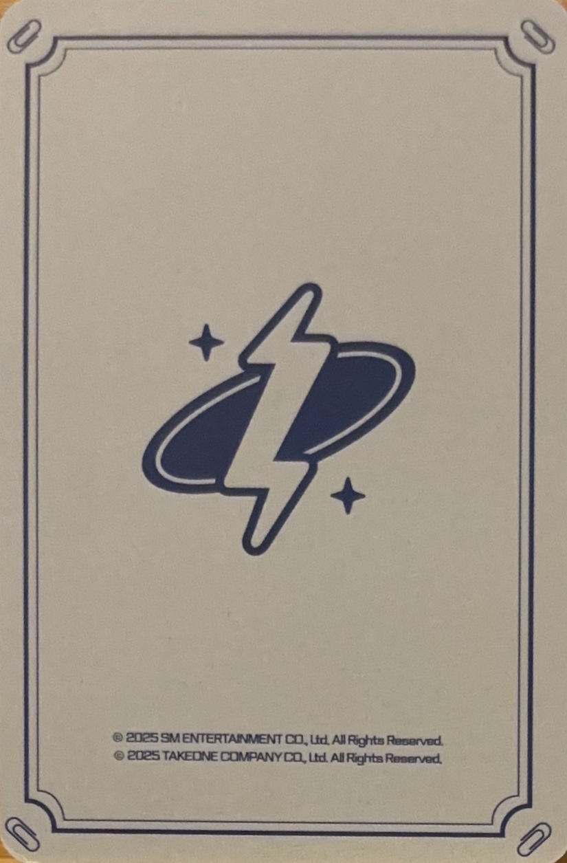 Jaemin NCT photocard back side - Office Worker ver. Set