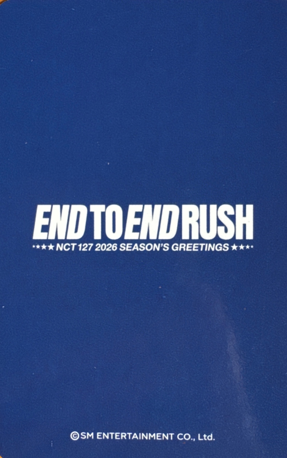 Johnny NCT 127 photocard back side - Ktown4u - Preorder