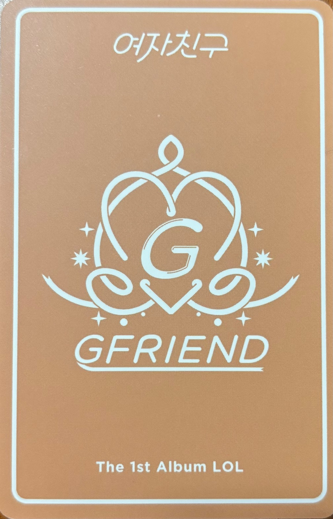 Yuju GFRIEND photocard back side - Photocards