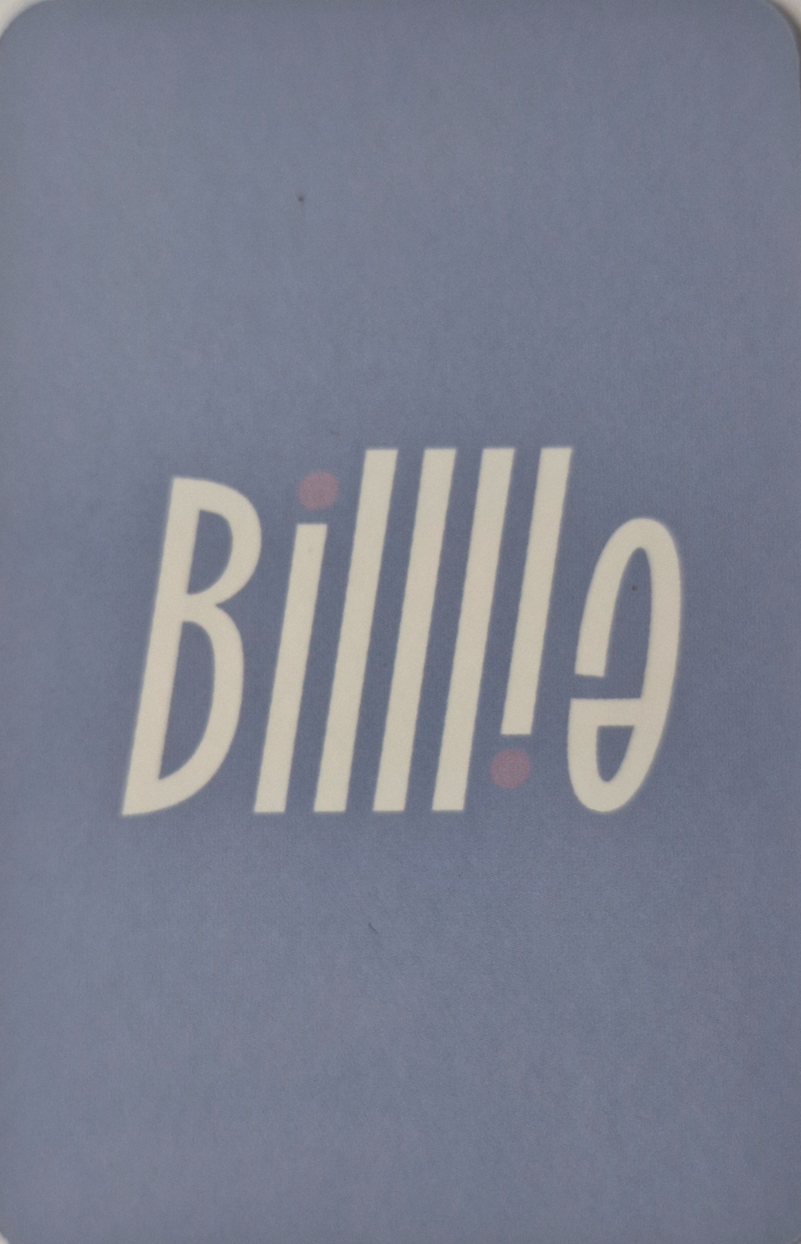 Moon Sua Billlie photocard back side - Benefit
