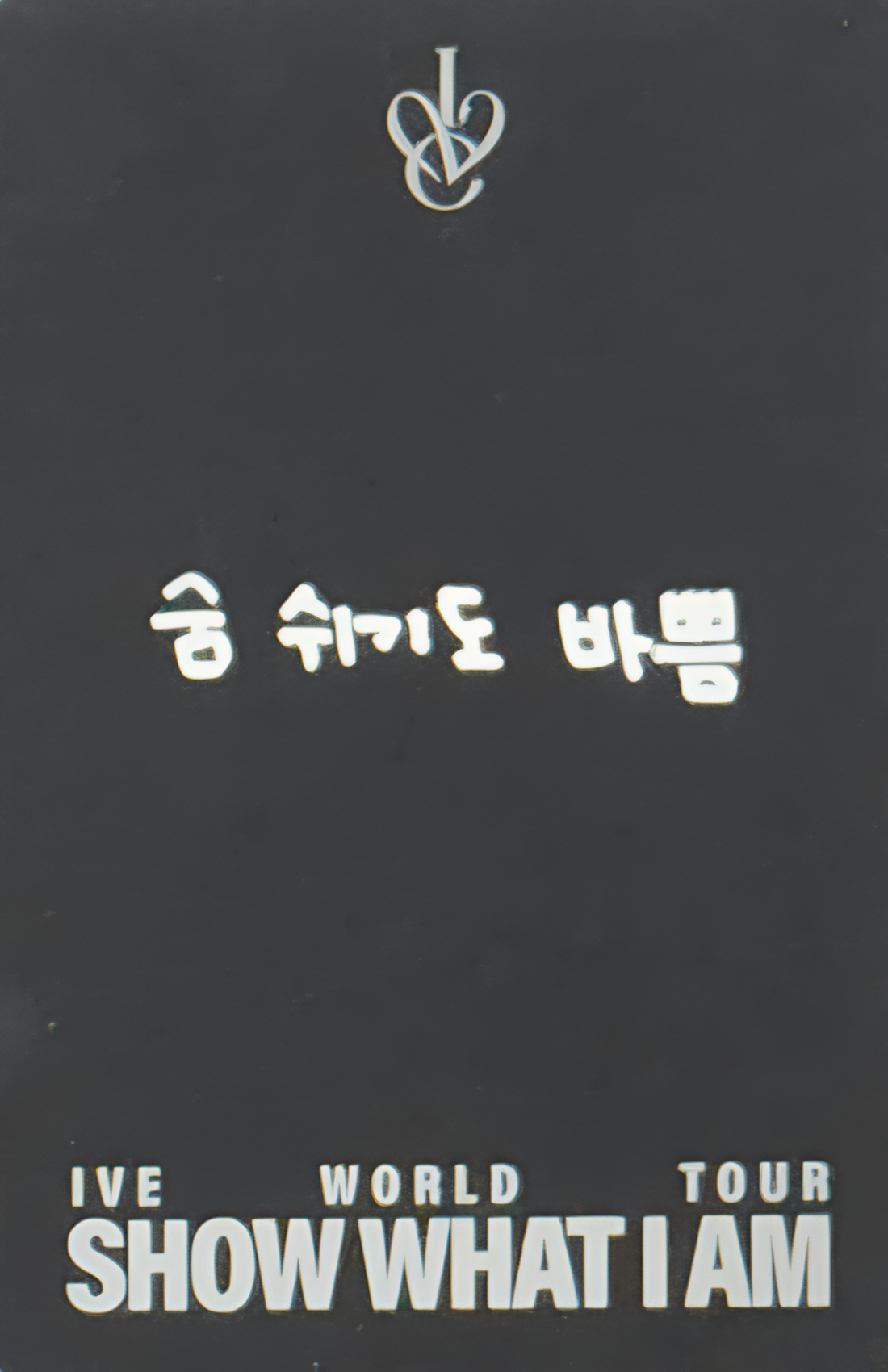 Rei IVE photocard back side - Korea DIVE Zone - Day 2