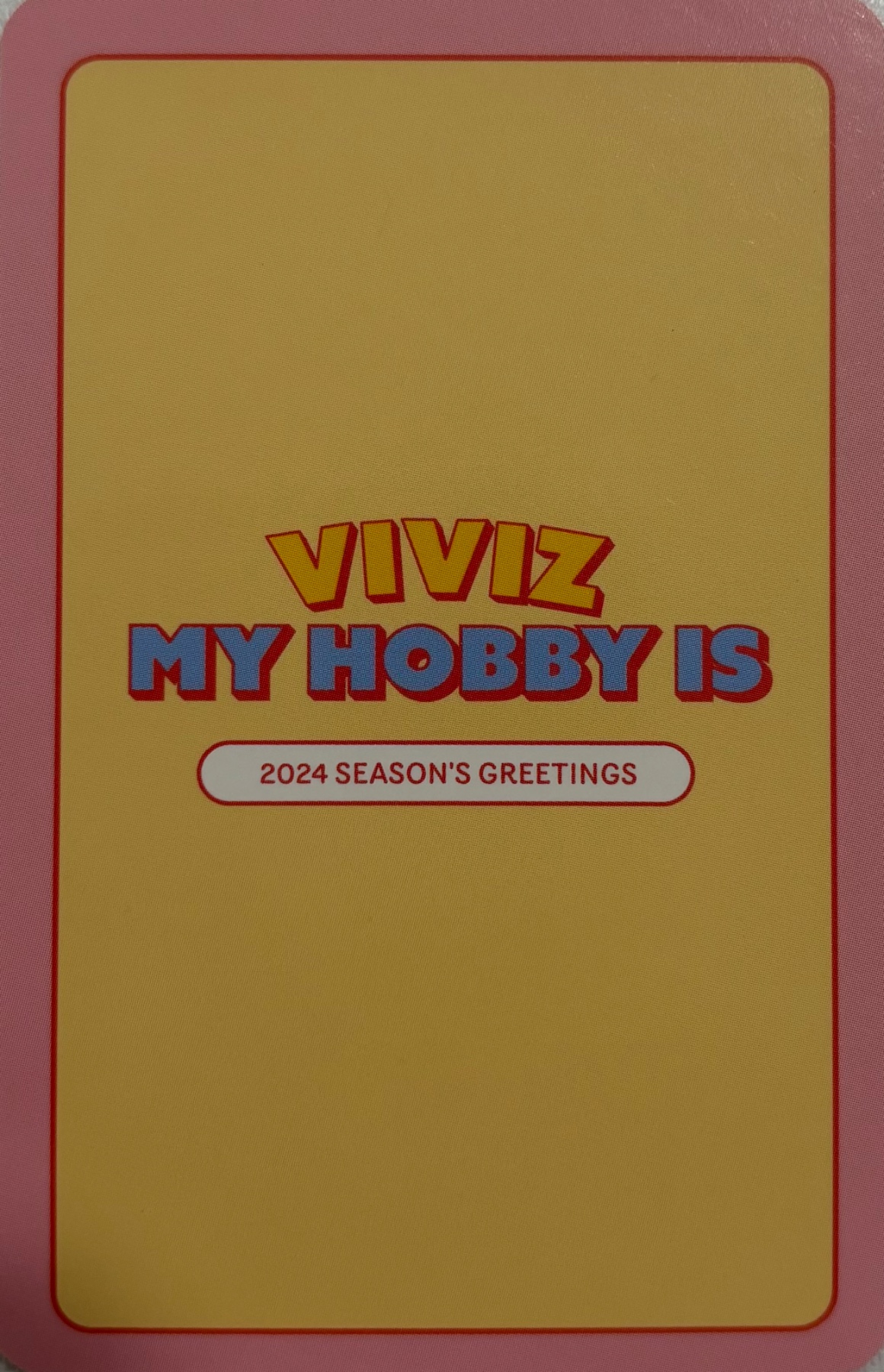 Umji VIVIZ photocard back side - Photocard Set