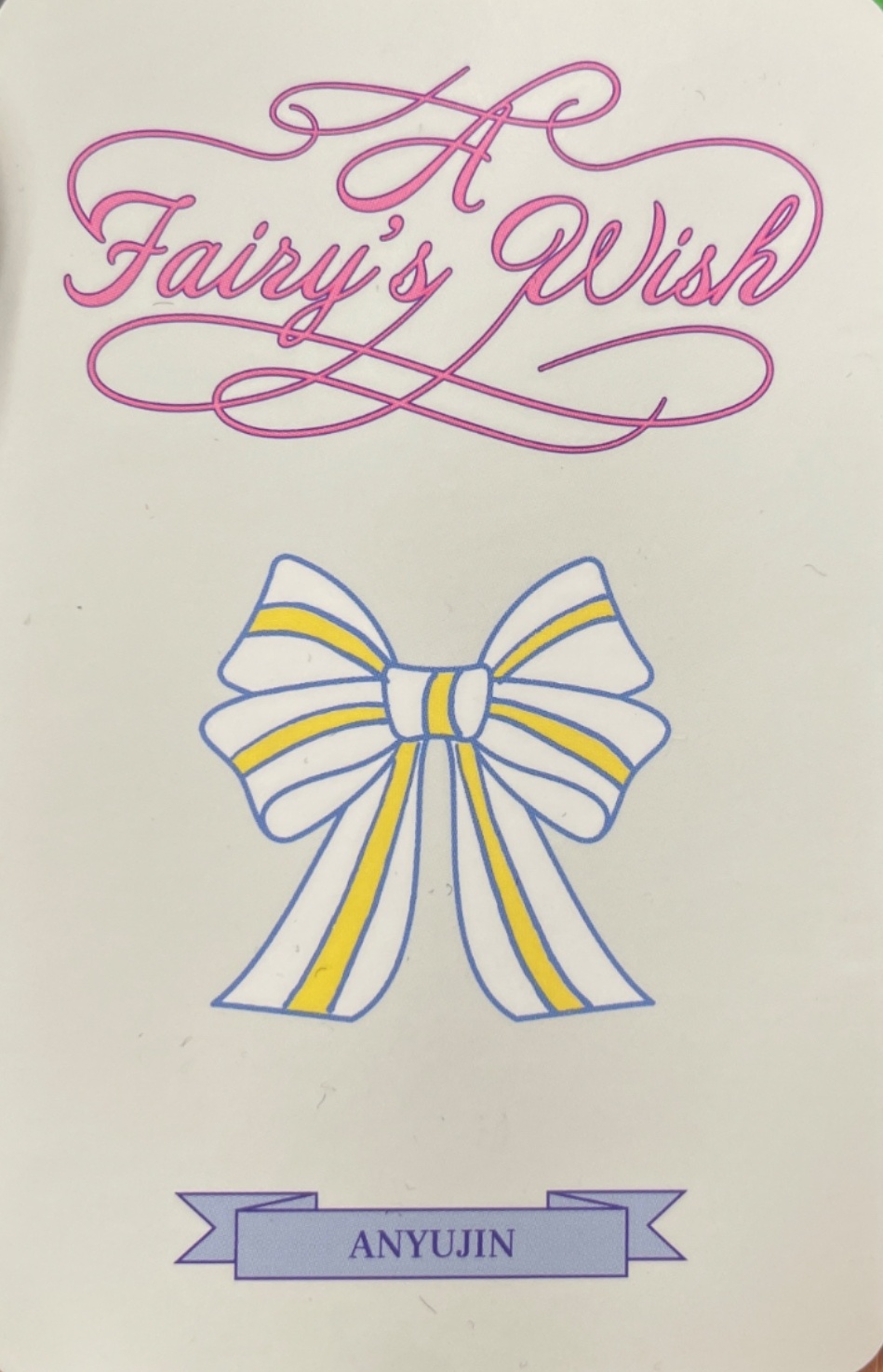 Yujin IVE photocard back side - Photocards