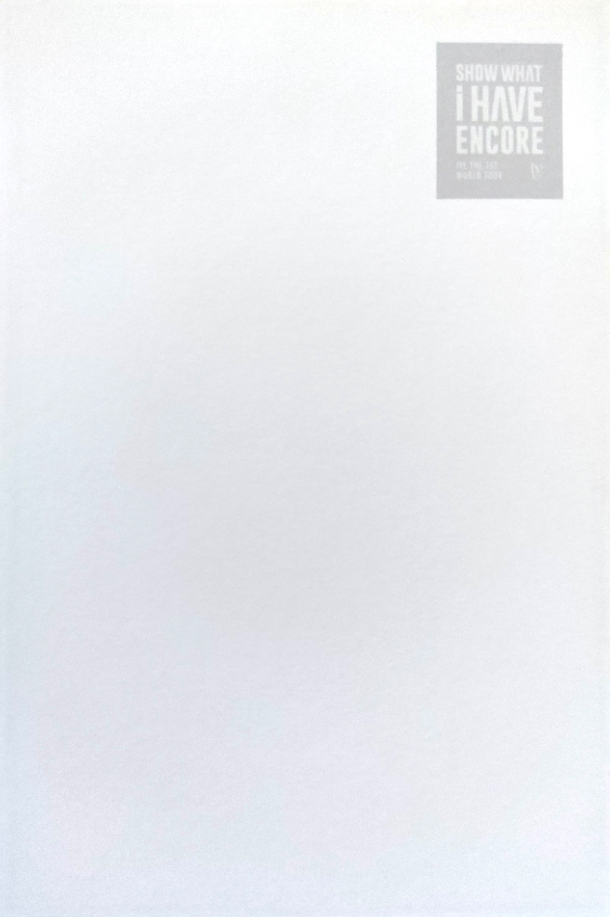 Liz IVE photocard back side - Blu-Ray Photo Stand