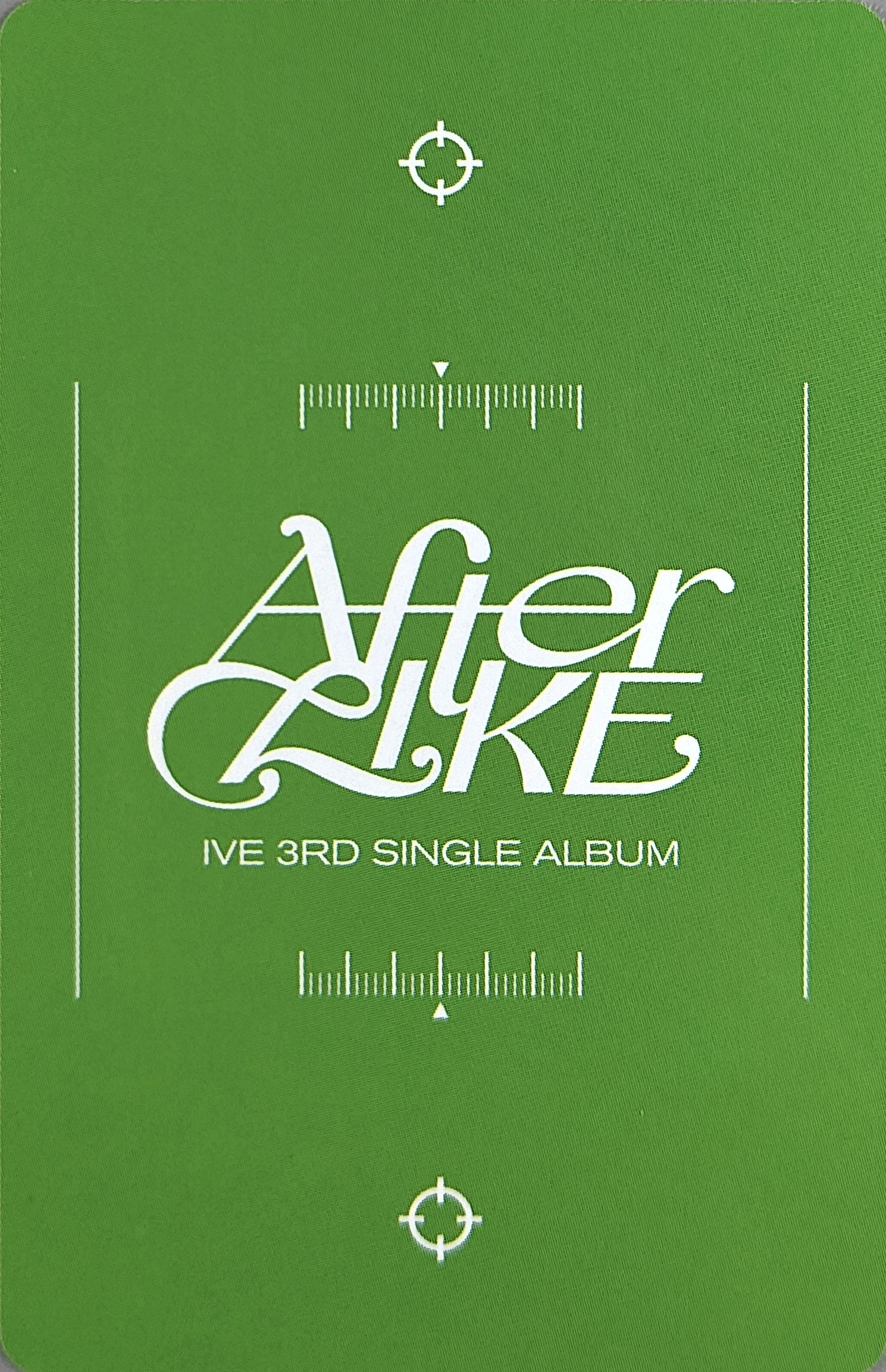 Gaeul IVE photocard back side - Benefit