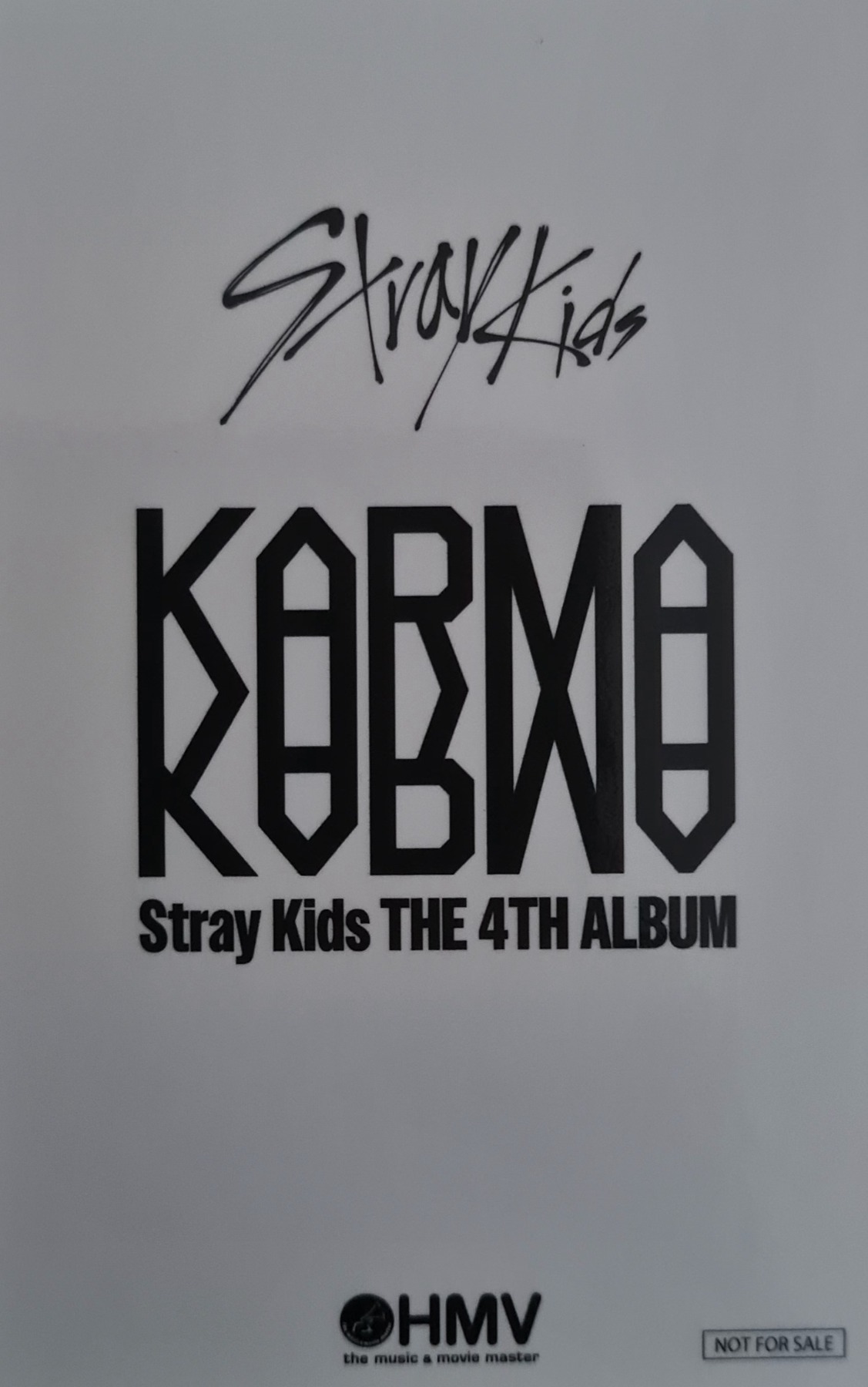 Seungmin Stray Kids photocard back side - Set B