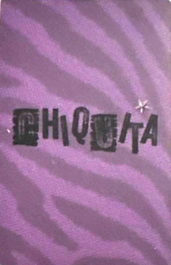 Chiquita BABYMONSTER photocard back side - Selfie Photocards