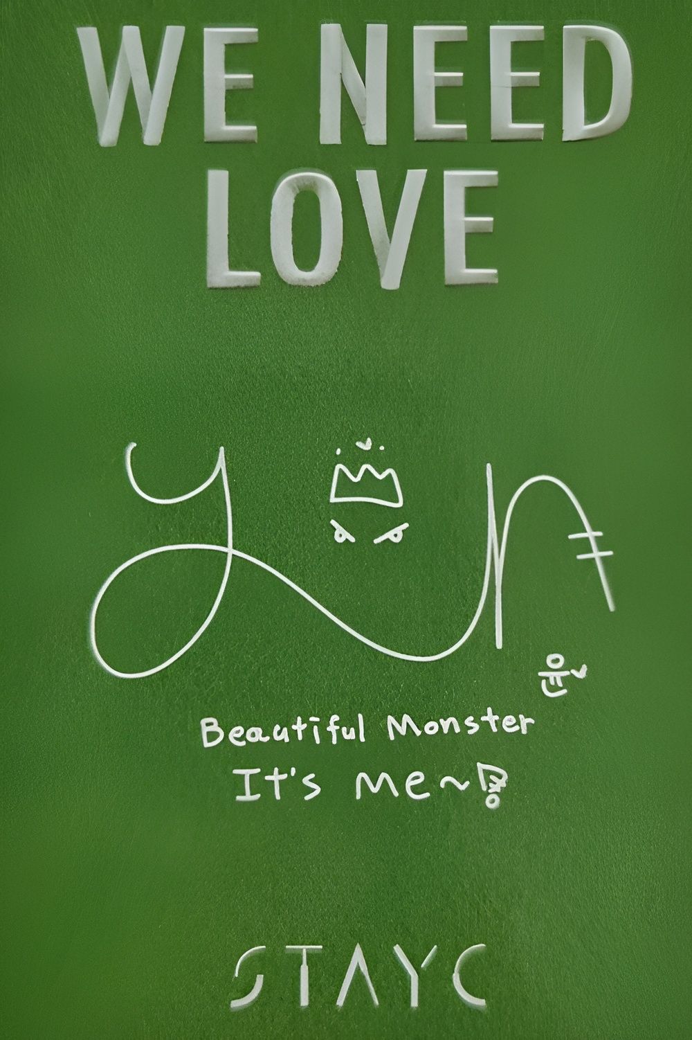 Yoon STAYC photocard back side - Photocards