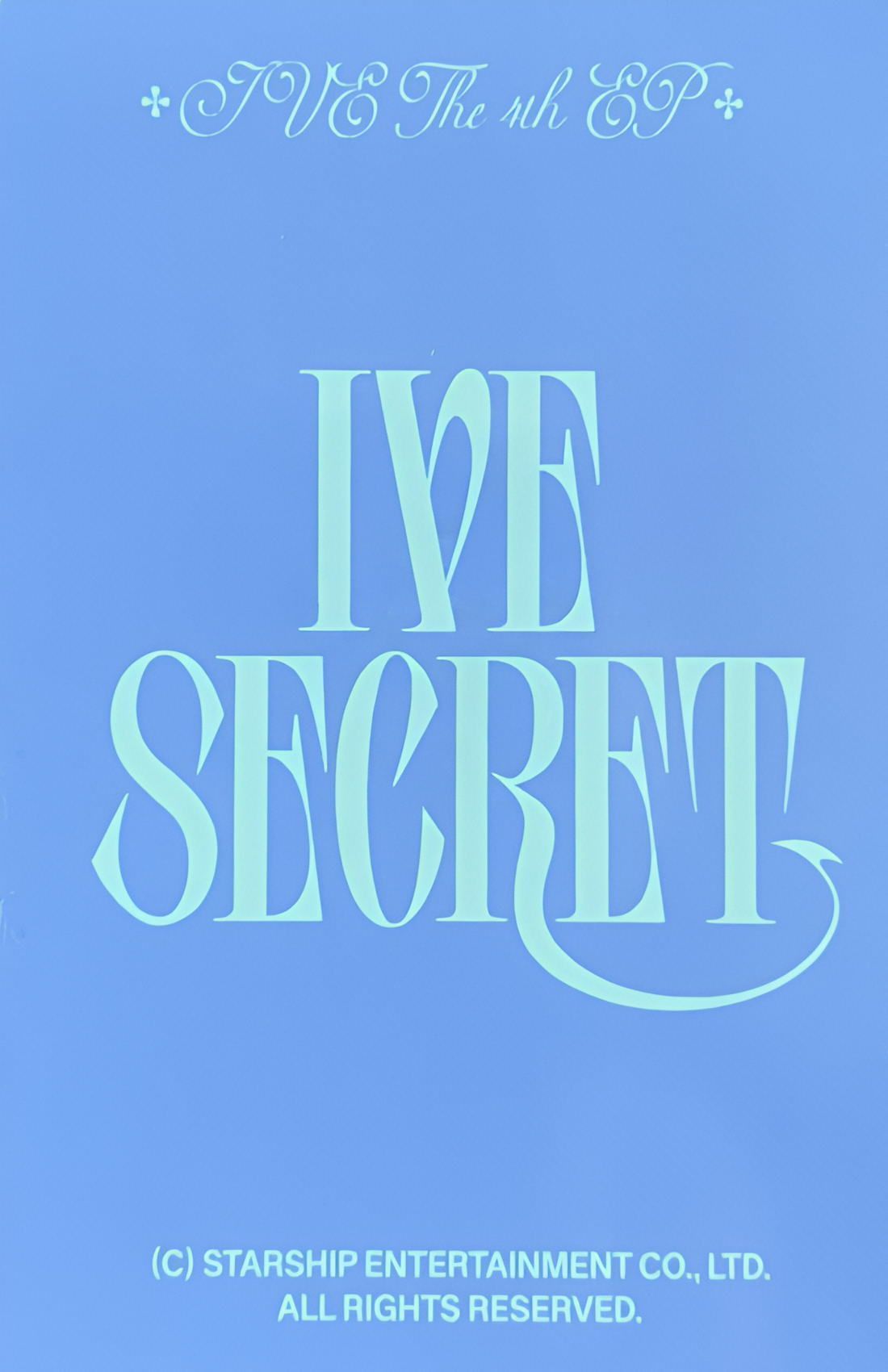 Wonyoung IVE photocard back side - Preorder