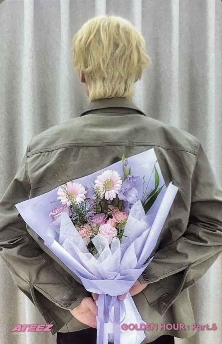 Yunho ATEEZ photocard back side - Preorder Benefit (Digipack ver.)