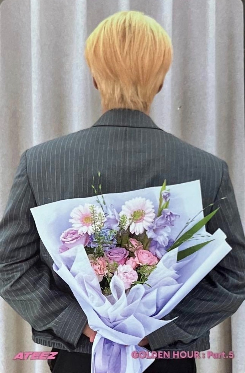 Seonghwa ATEEZ photocard back side - Preorder Benefit (Digipack ver.)