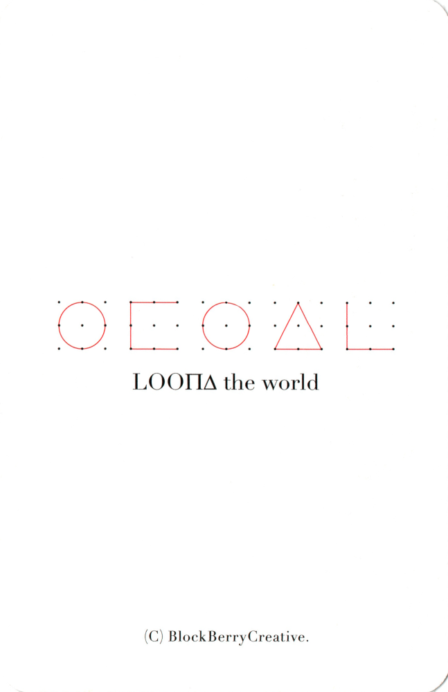 Kim Lip LOONA photocard back side - Photocards