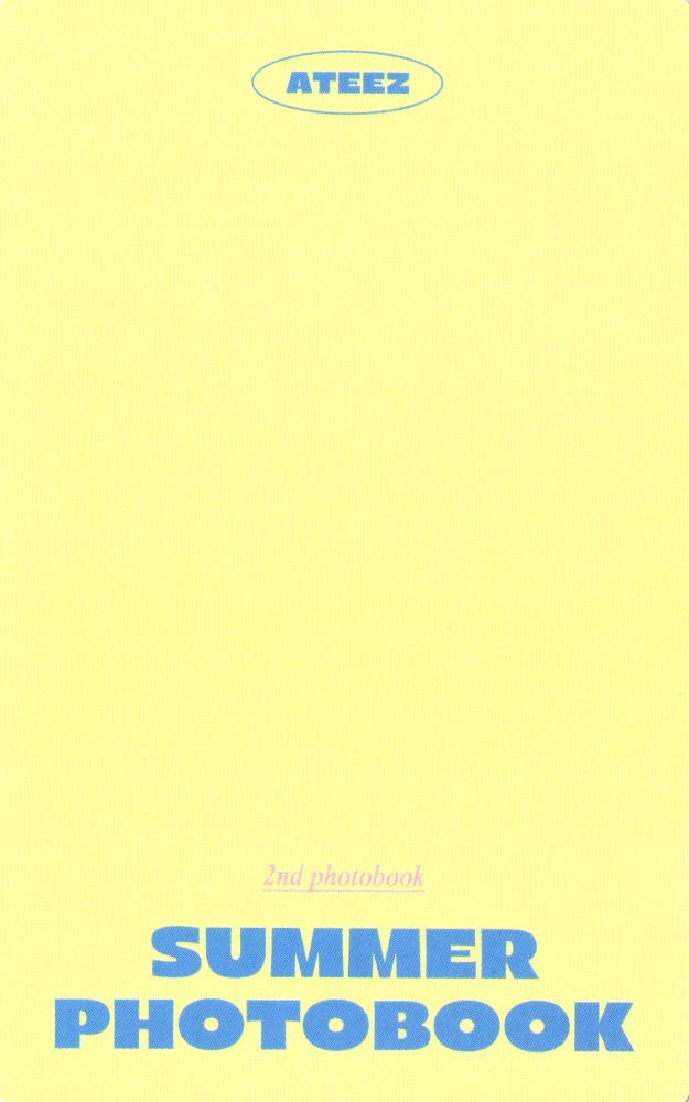 Yunho ATEEZ photocard back side - Pre-Order
