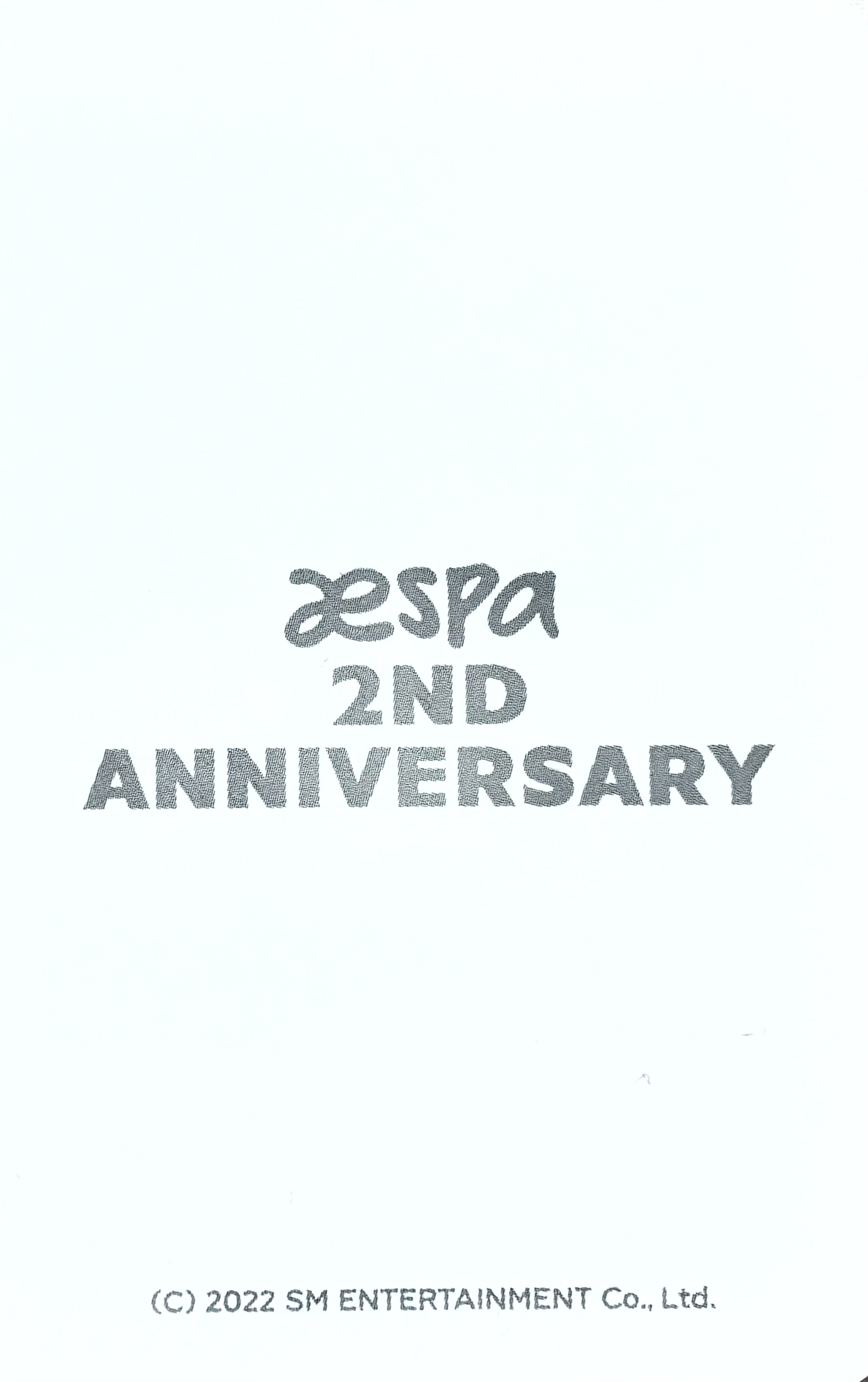 Giselle aespa photocard back side - Lucky Card Set