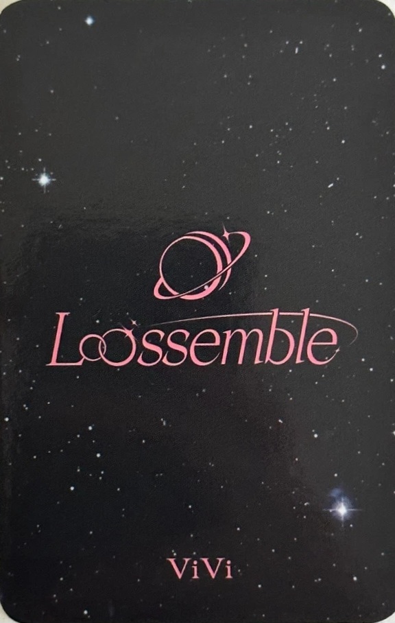 Vivi Loossemble photocard back side - Photocard