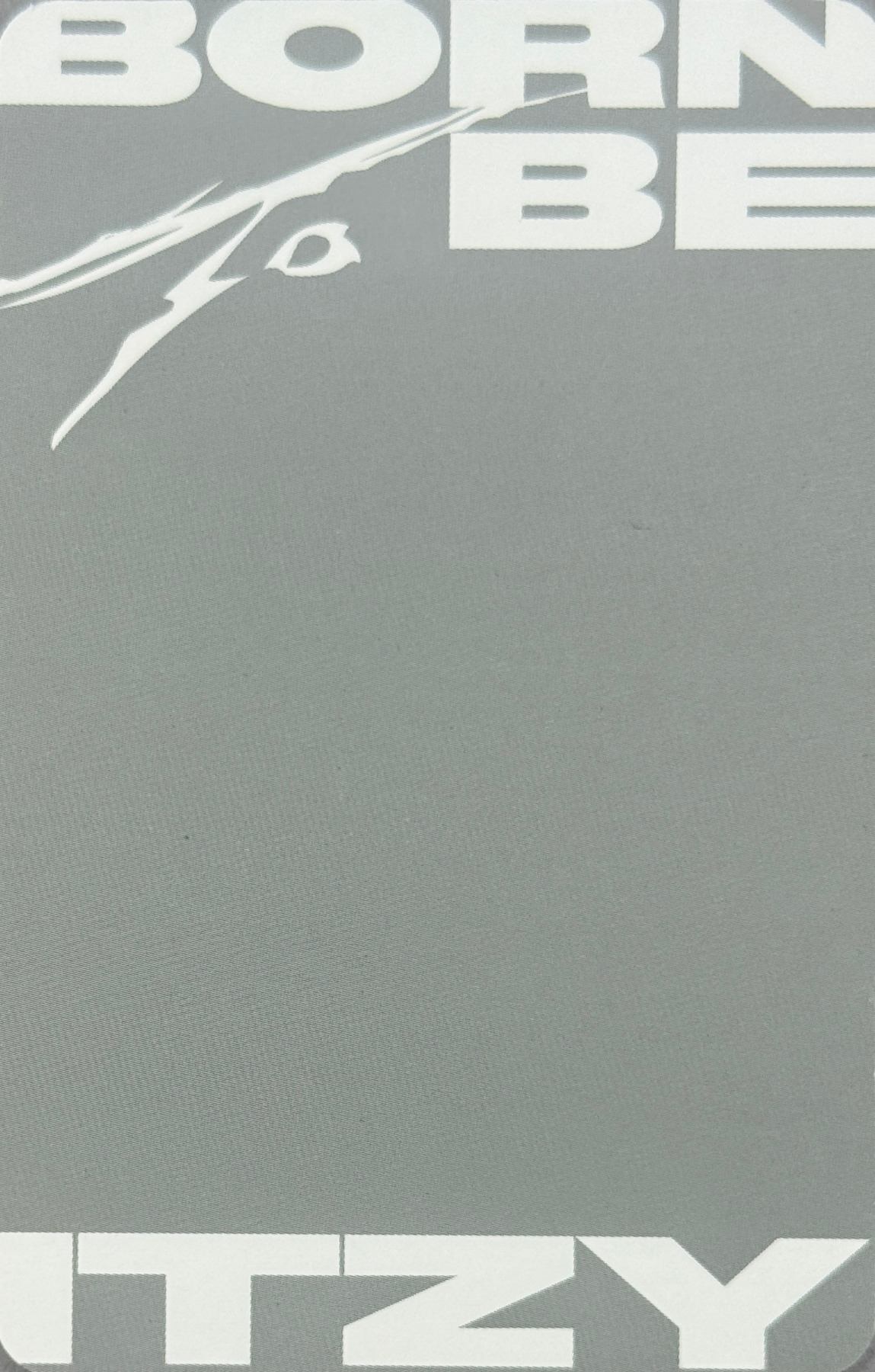 Ryujin ITZY photocard back side - Photocards