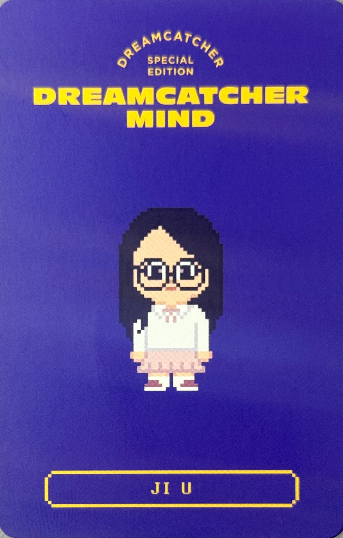 JiU Dreamcatcher photocard back side - Photocard Set (A)