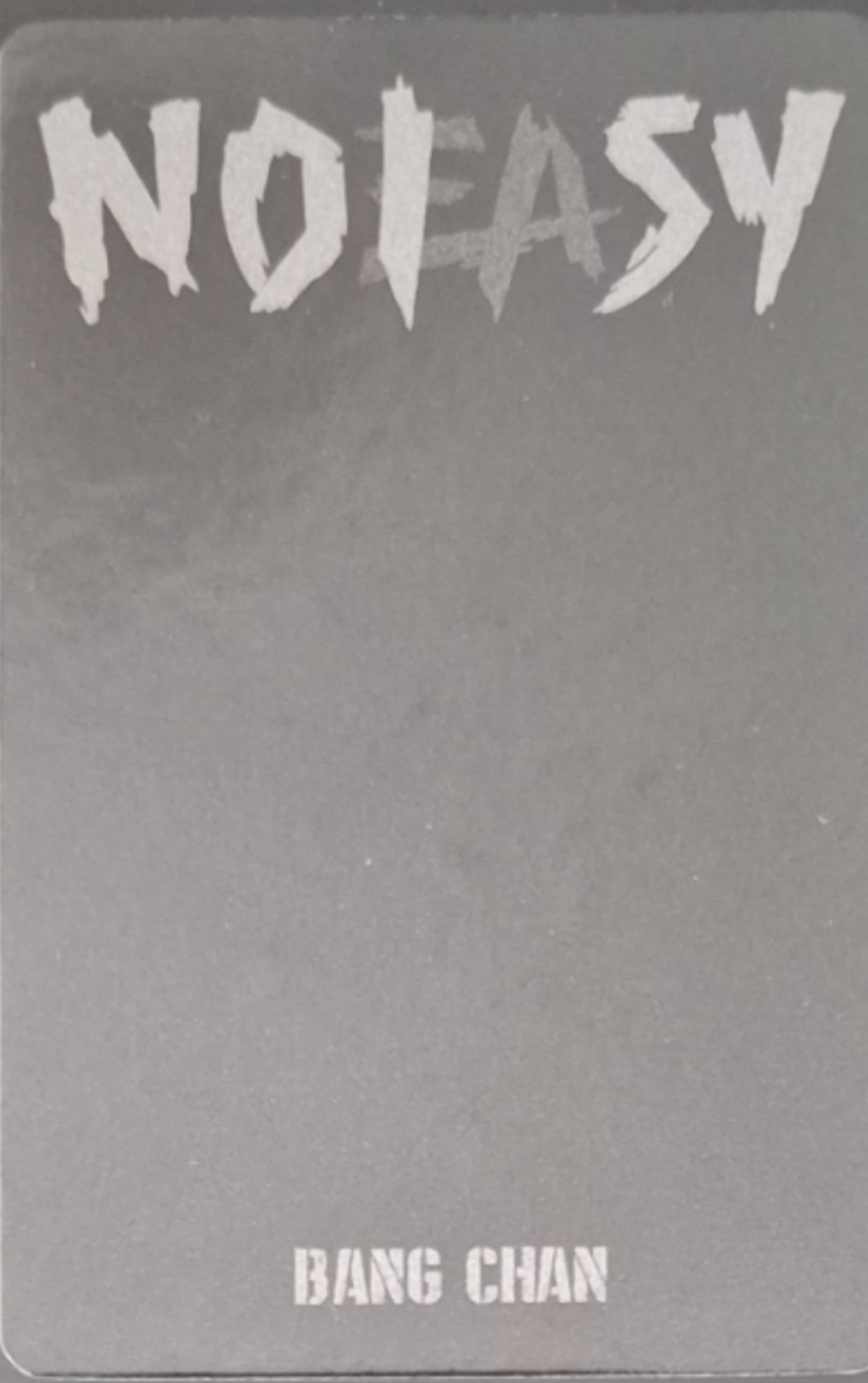 Bang Chan Stray Kids photocard back side - Limited ver. Set