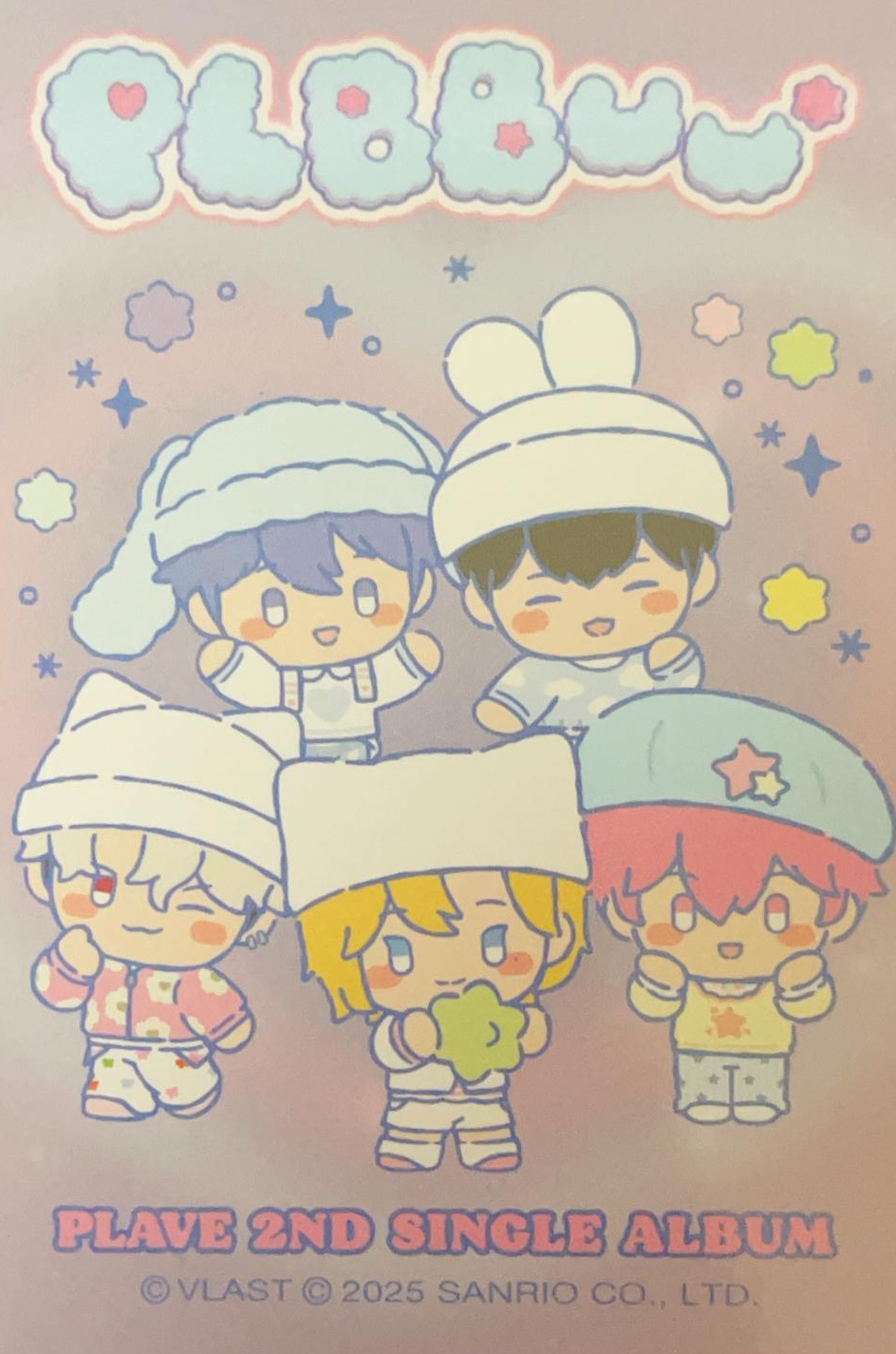 Noah, Yejun, Bamby, Eunho & Hamin PLAVE photocard back side - Photocards