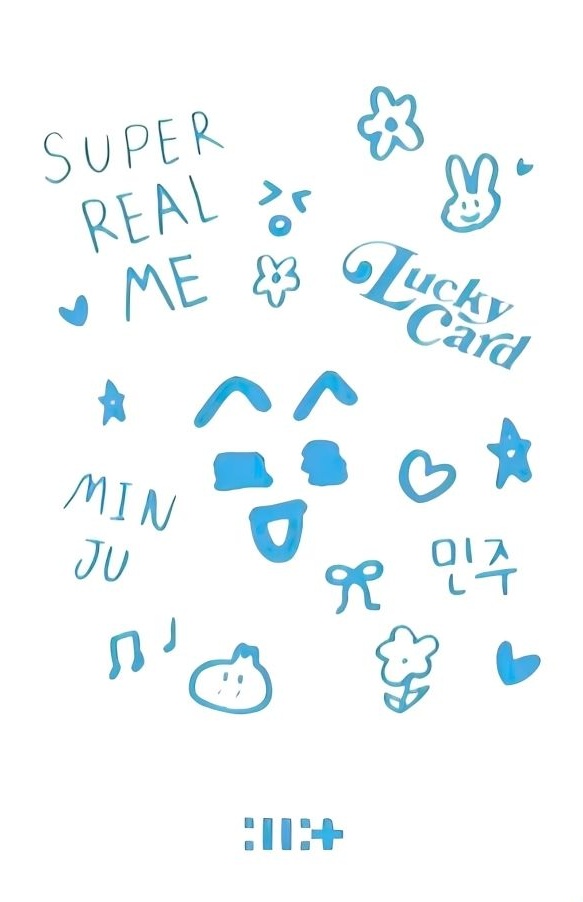 Minju ILLIT photocard back side - Photocards — B