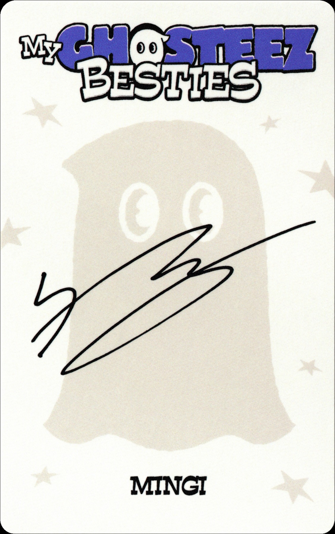 Mingi ATEEZ photocard back side - Photocard Set A