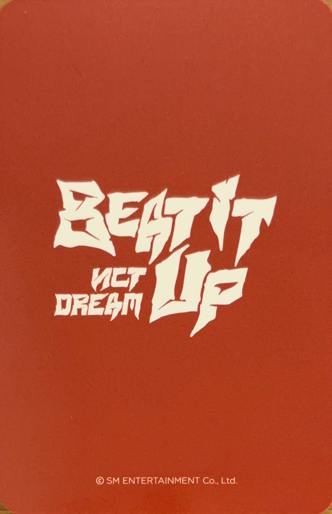Chenle NCT DREAM photocard back side - Benefit (Ktown4u)
