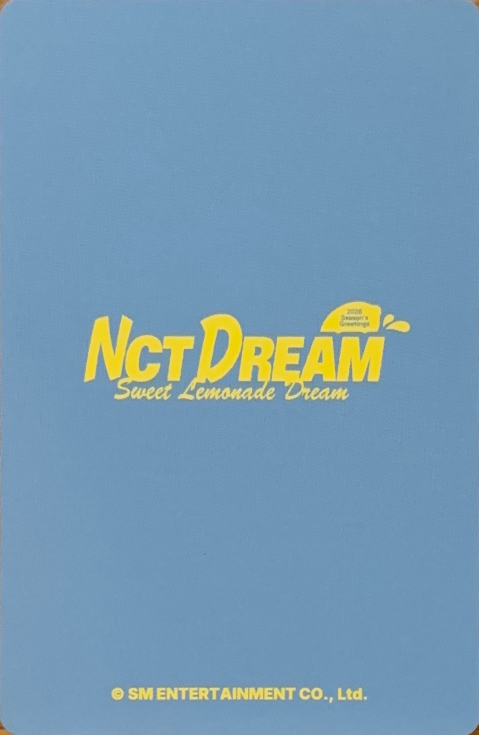 Chenle NCT DREAM photocard back side - Photocard set