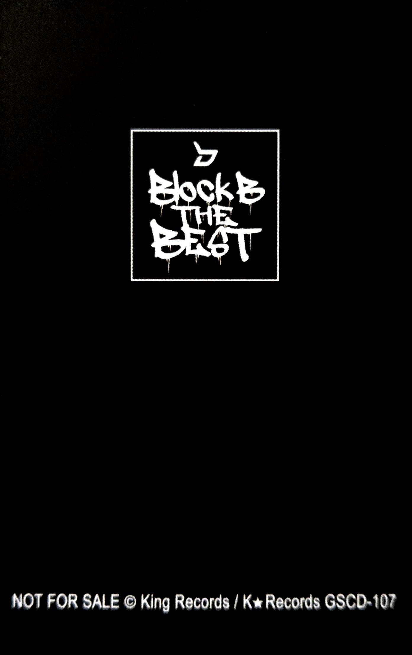 P.O Block B photocard back side - Photocard
