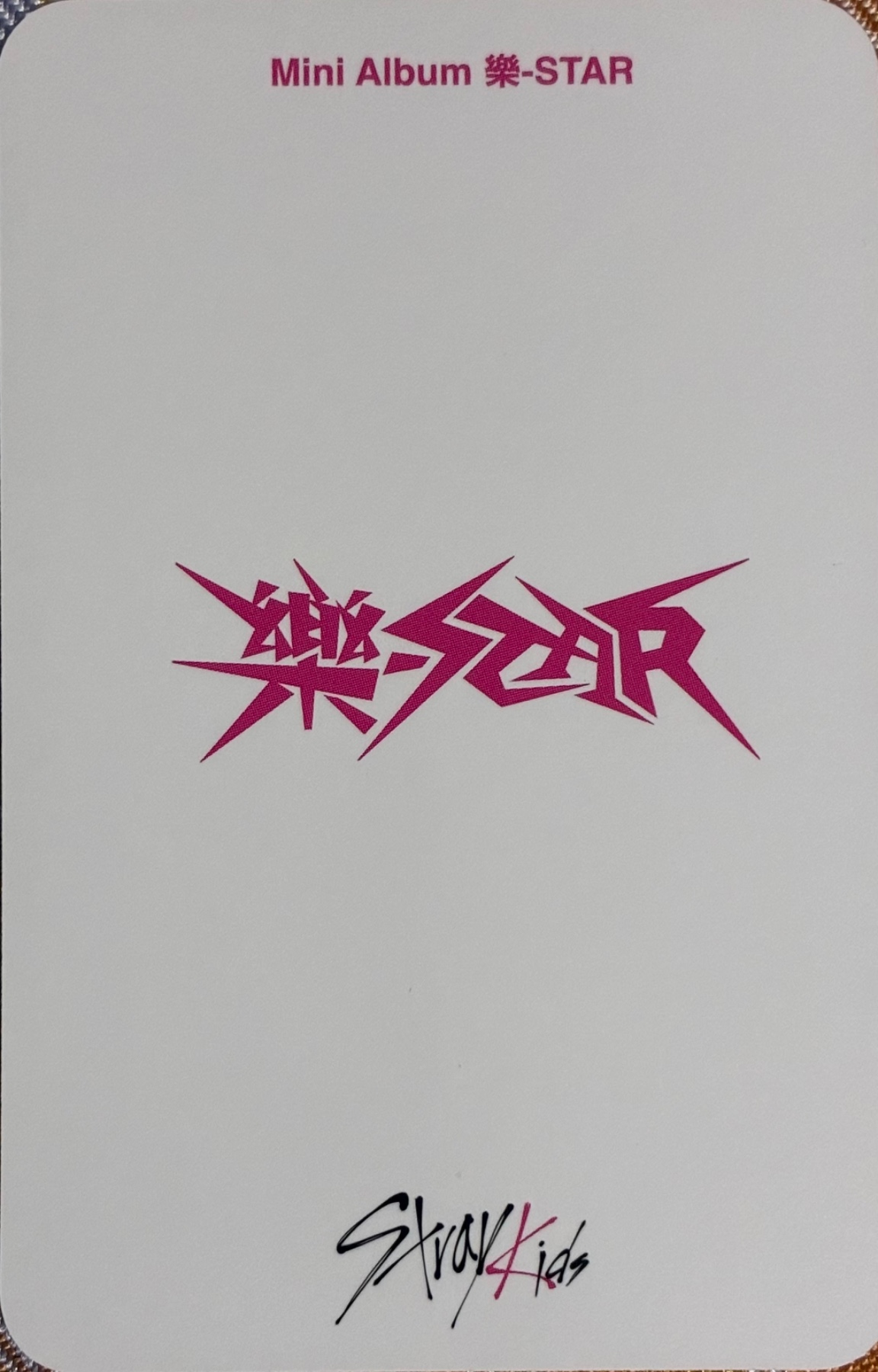 Hyunjin Stray Kids photocard back side - Preorder