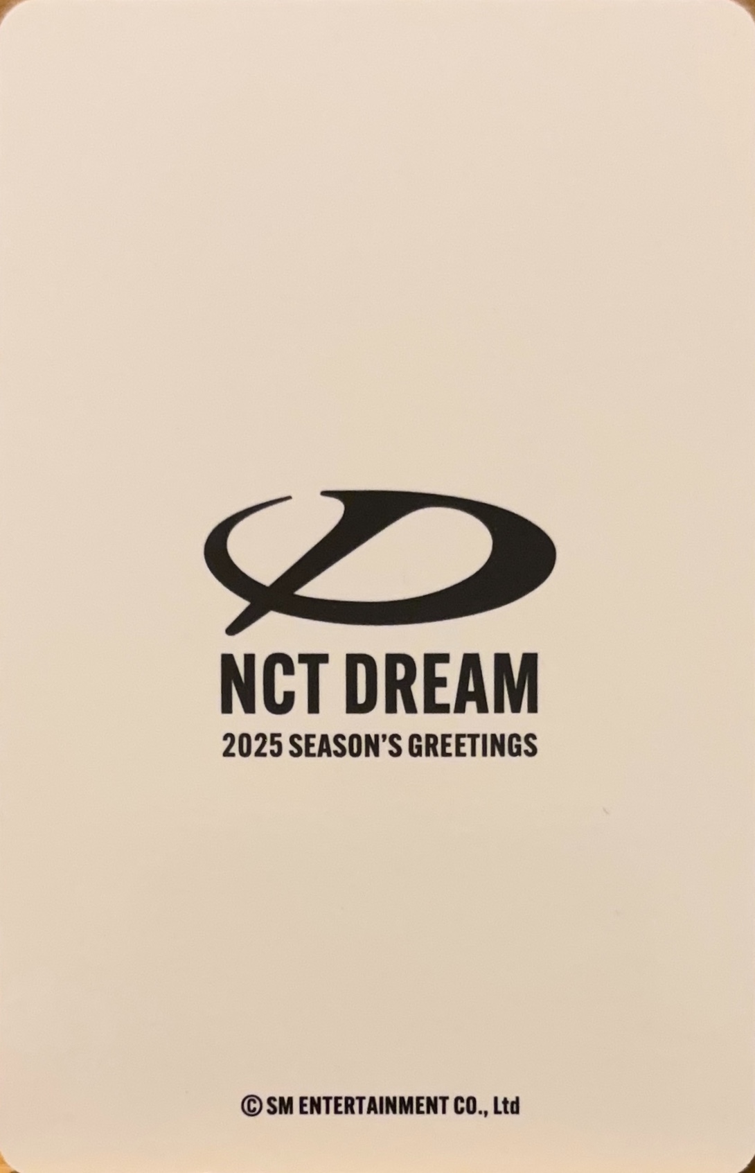 Jeno NCT DREAM photocard back side - Random Trading Card B set
