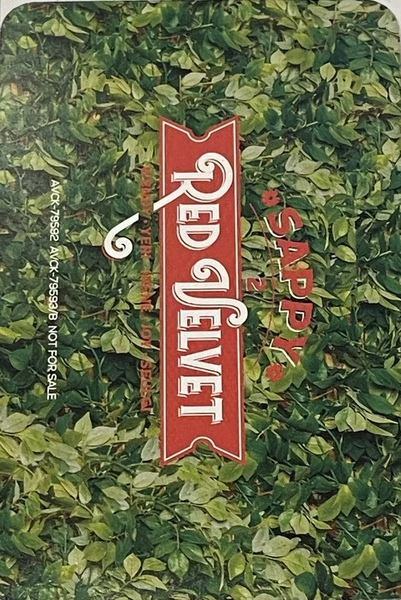 Seulgi, Joy, Wendy, Irene, Yeri Red Velvet photocard back side - Unit Photocards