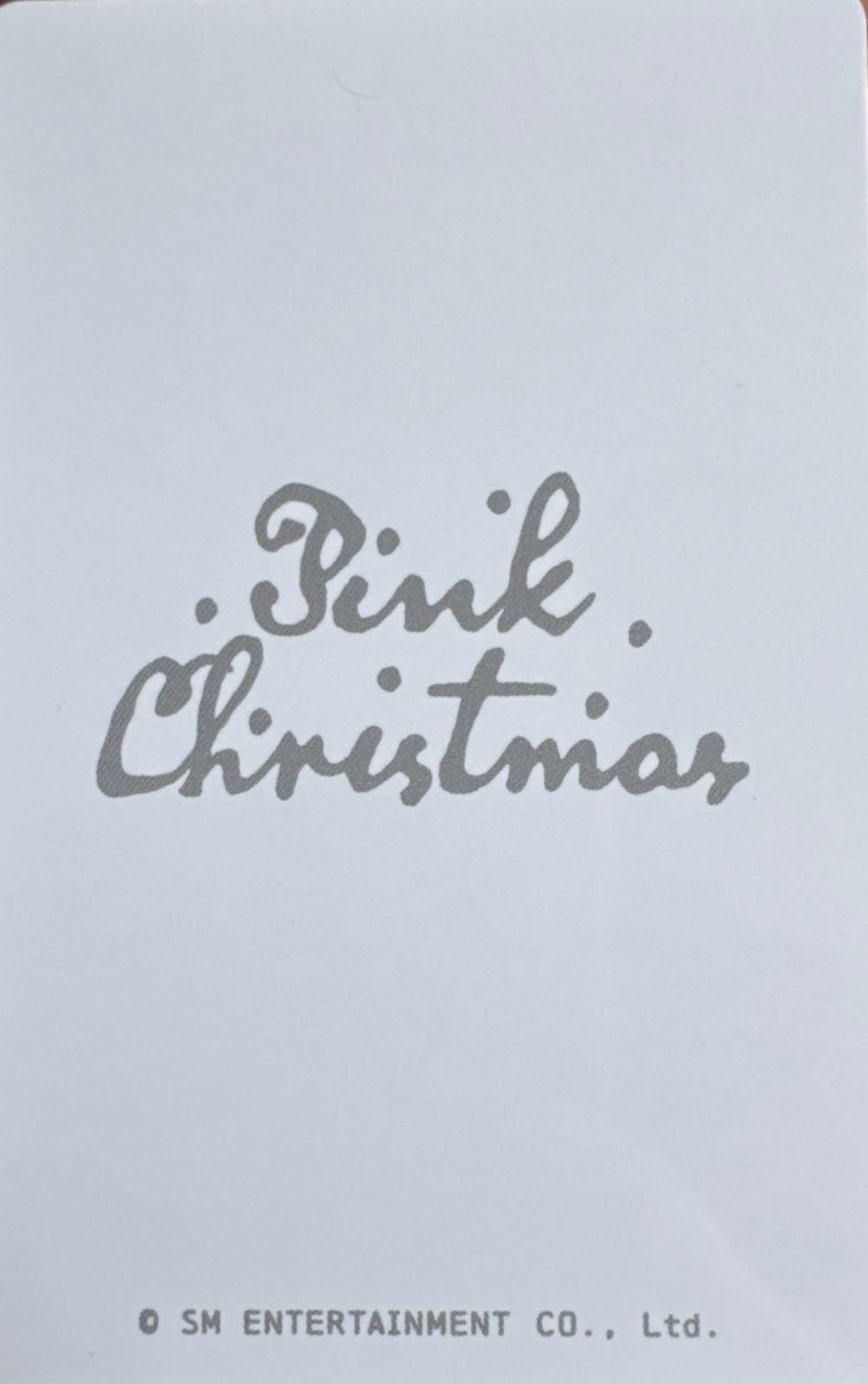 Jungwoo NCT 127 photocard back side - Random Pack