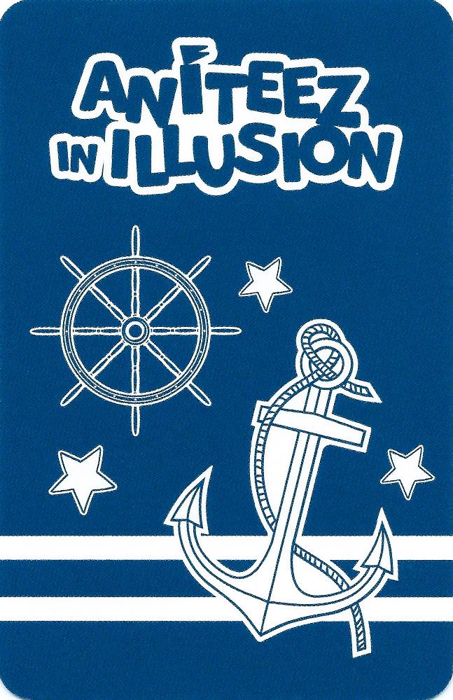 Jongho ATEEZ photocard back side - Random Trading Card