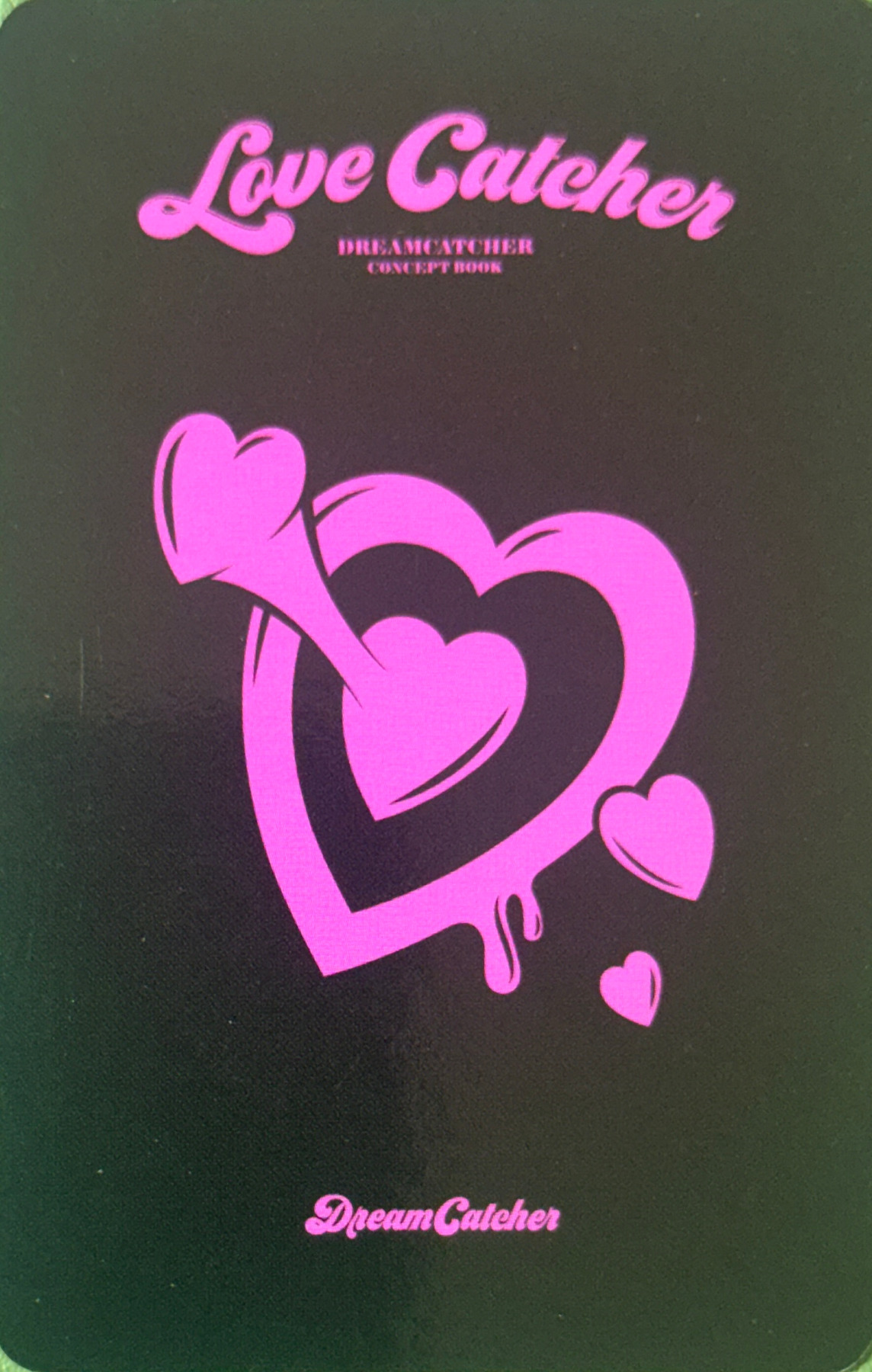 Siyeon Dreamcatcher photocard back side - KTown4U Pre-Order "Love Catcher"