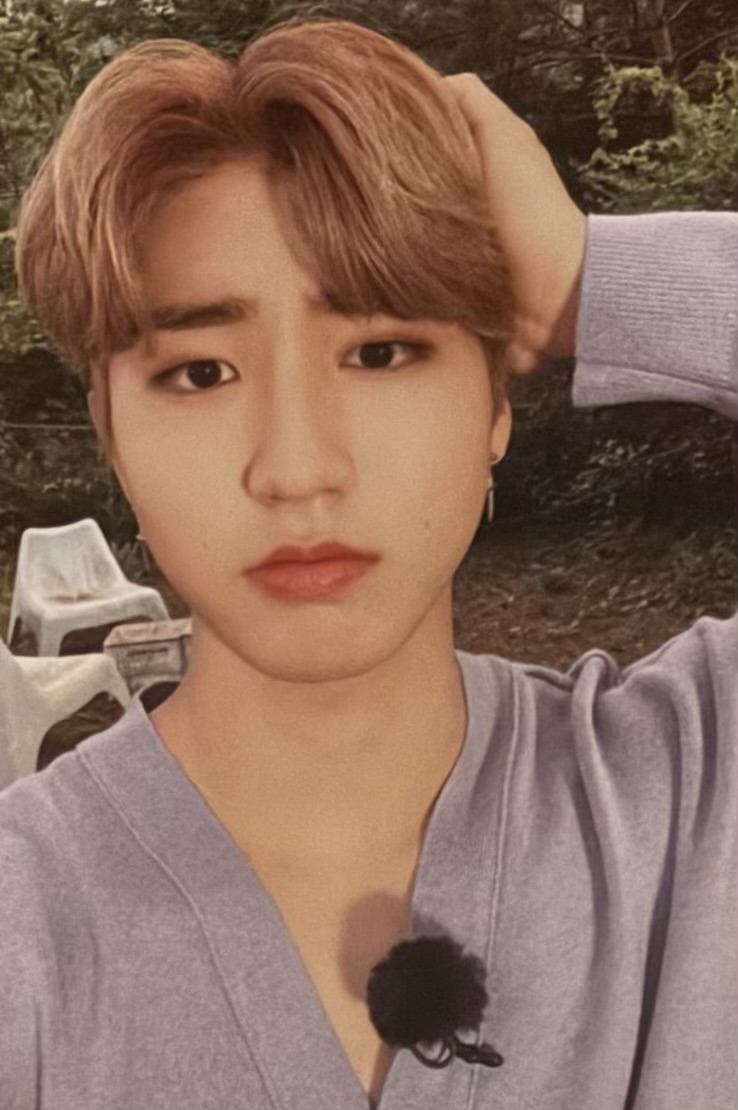 Han Stray Kids photocard back side - Double-Sided photocard