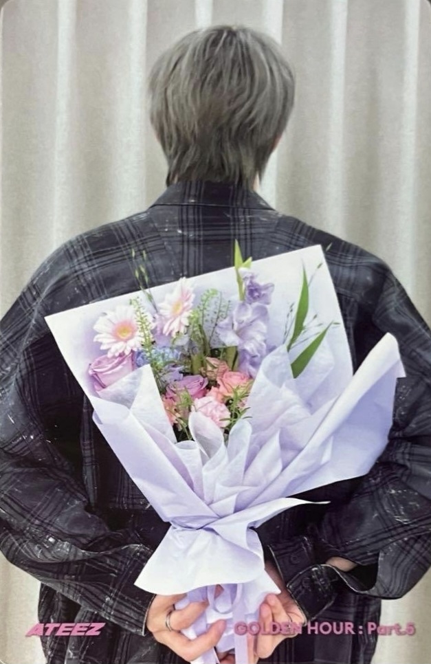 Mingi ATEEZ photocard back side - Preorder Benefit (Digipack ver.)