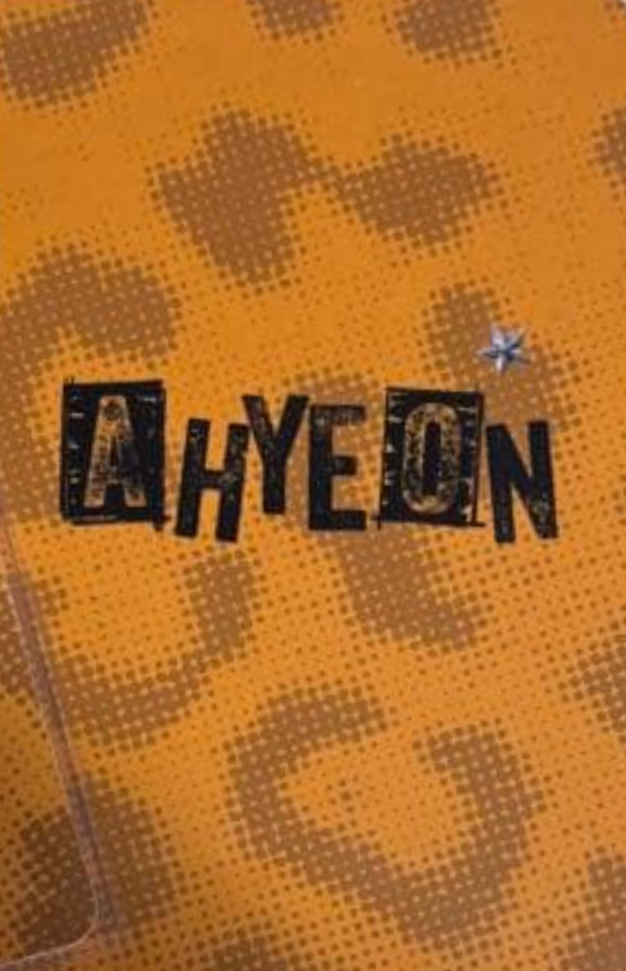 Ahyeon BABYMONSTER photocard back side - Selfie Photocards