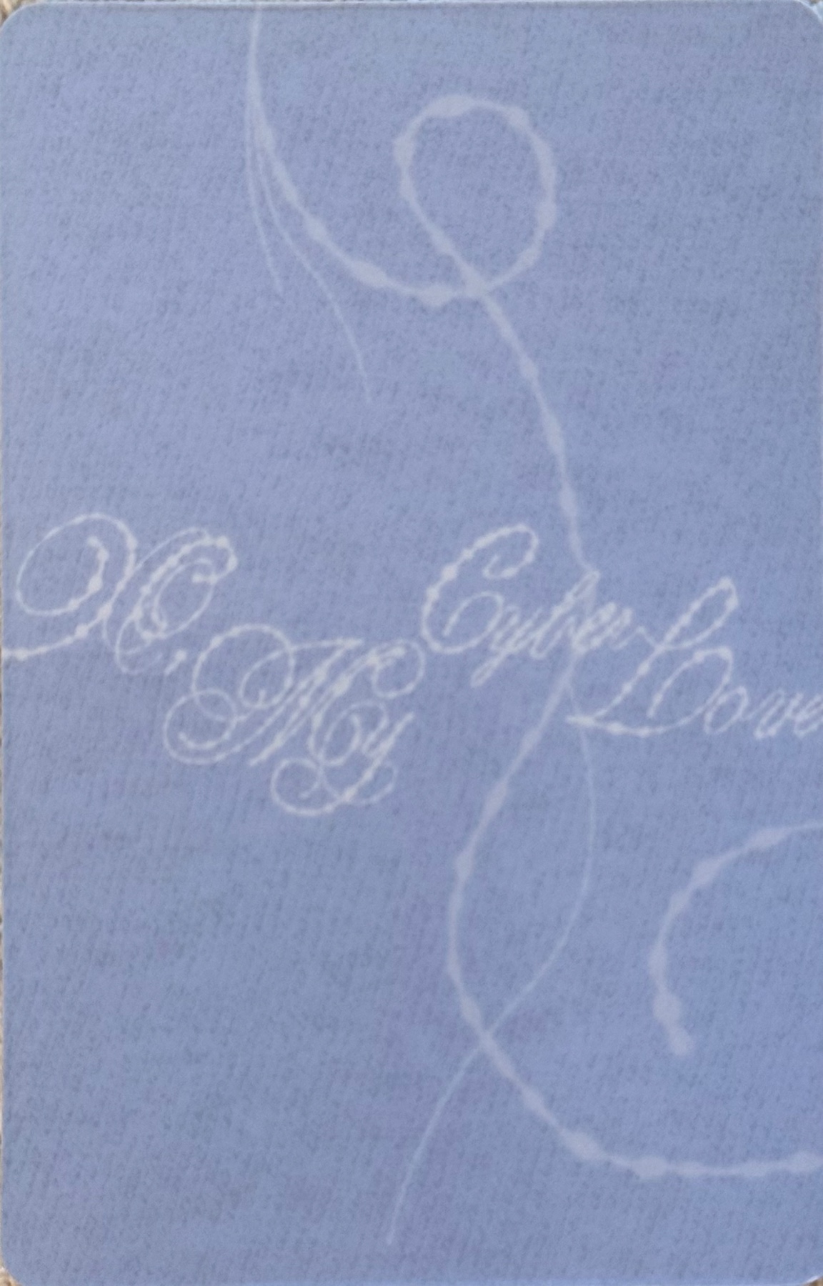 Chuu Chuu photocard back side - Photocard