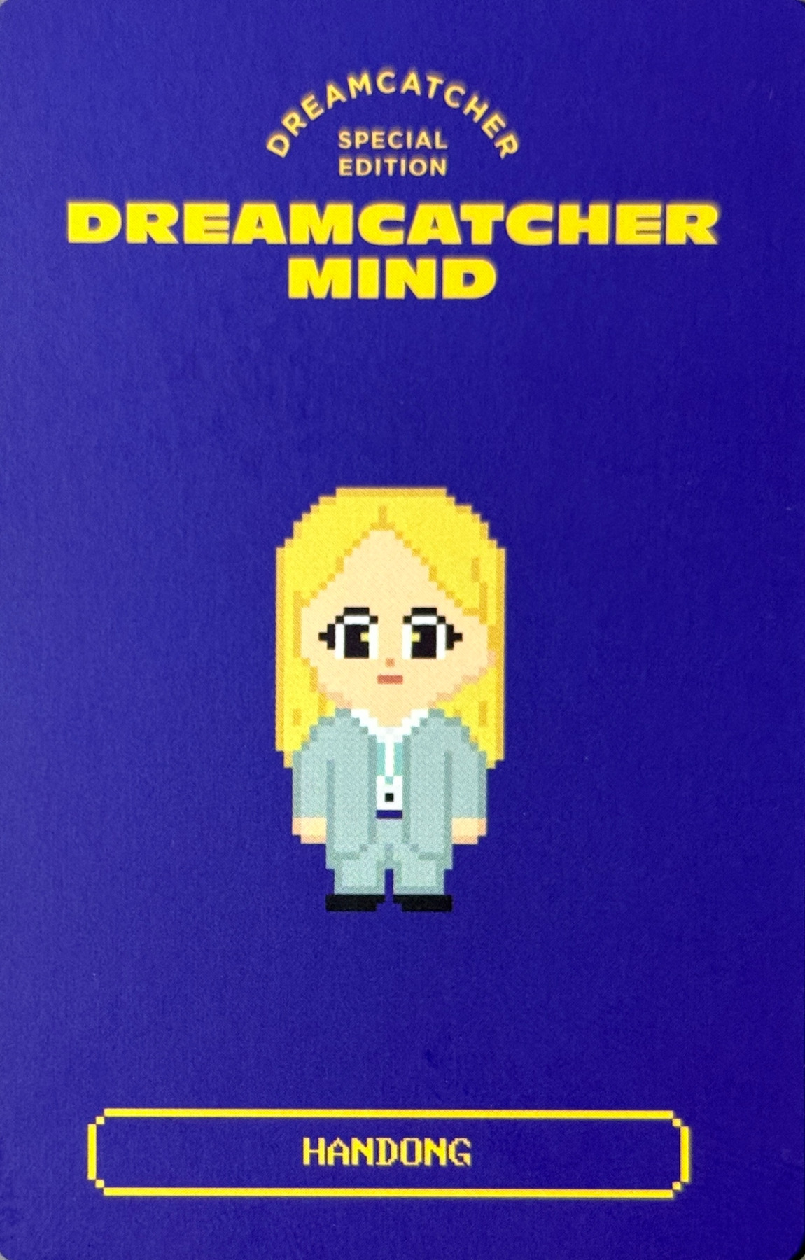 Handong Dreamcatcher photocard back side - Photocard Set (E)