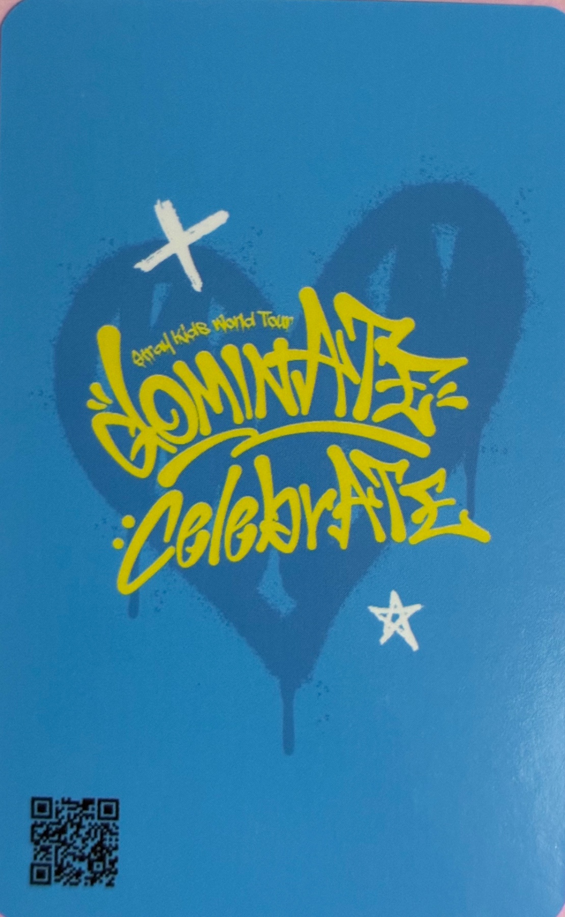 Bang Chan Stray Kids photocard back side - Online POB