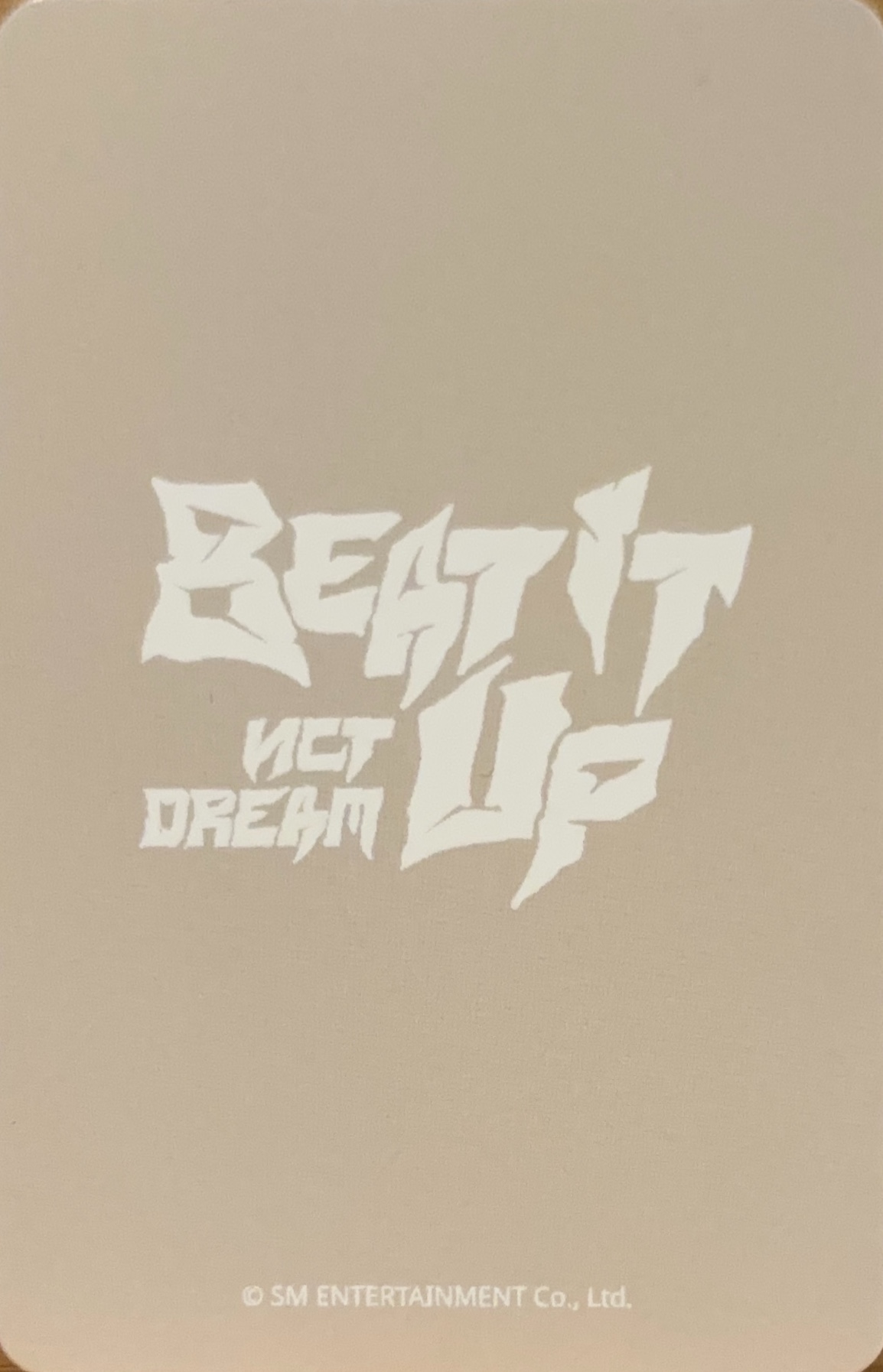 Jisung NCT DREAM photocard back side - Offline