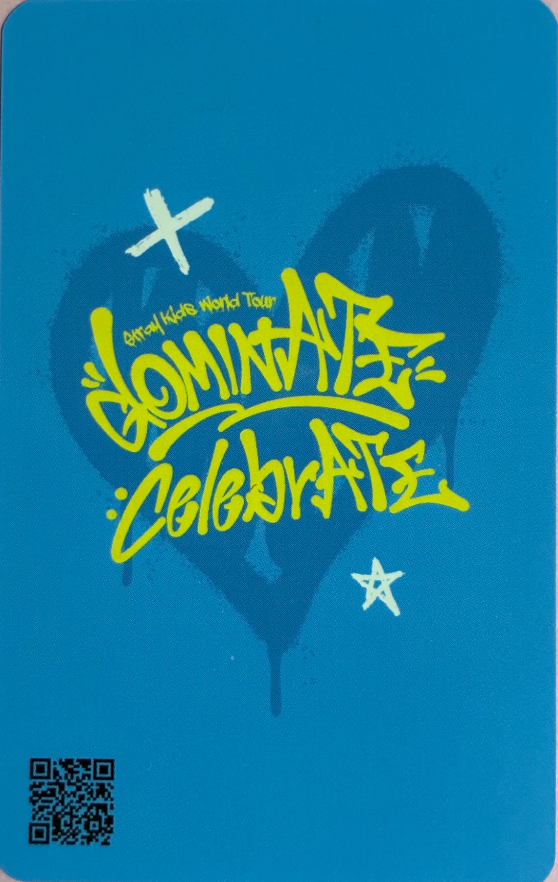 Changbin Stray Kids photocard back side - Online POB