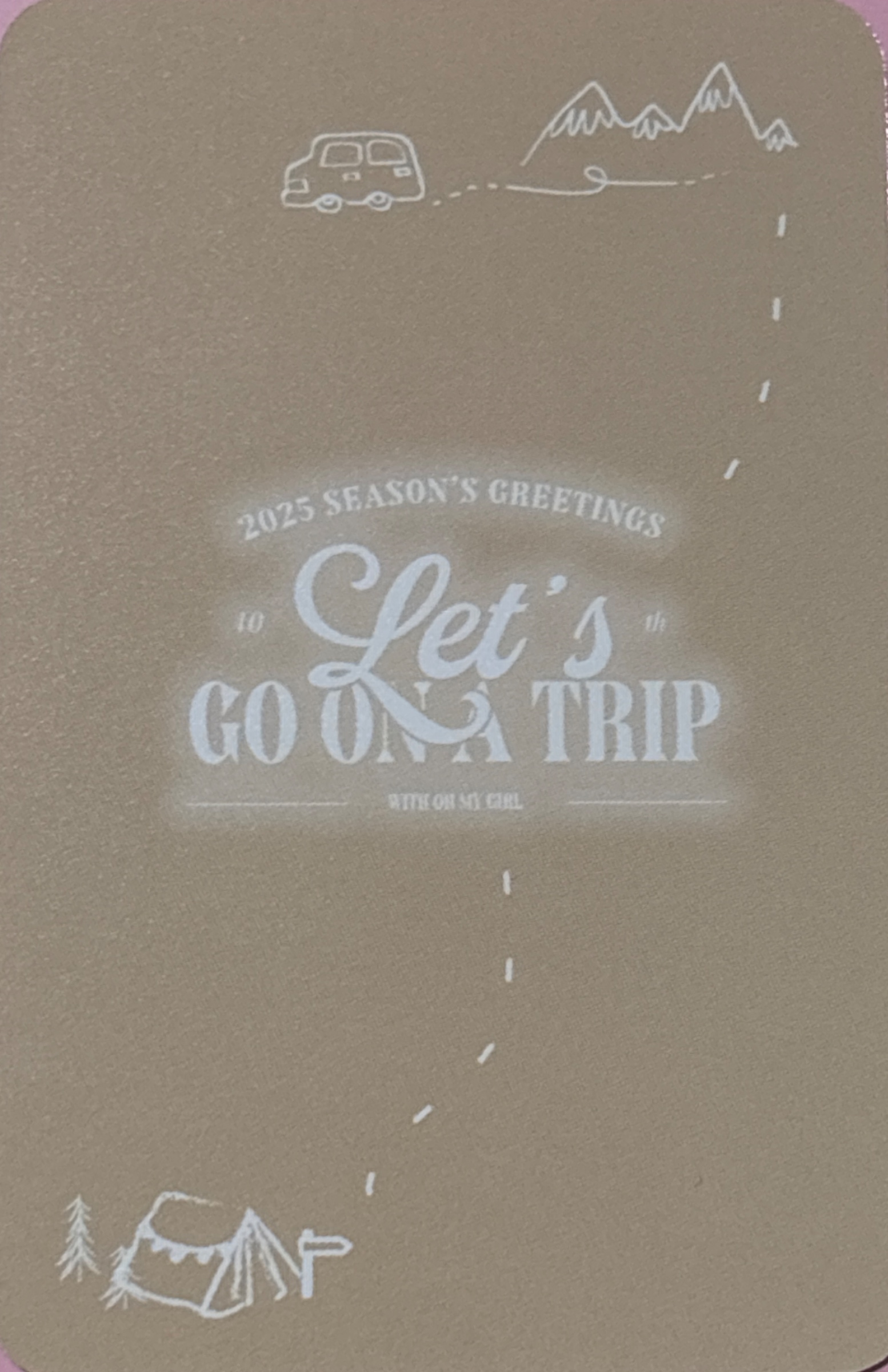 Mimi OH MY GIRL photocard back side - RBW Japan - Preorder Benefit